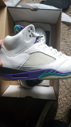 Nike air jordan 2006 grape 5s size 13