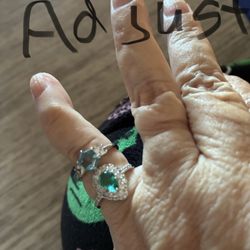 2 Bomb Party Adjustable Rings 