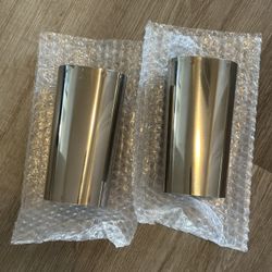 Harley Upper Slider Fork Covers Chrome 