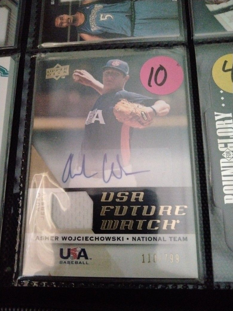 USA Auto Jersey Card