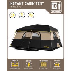 FanttikOutdoor Zeta C10 Pro Max 10 Person Camping Tent