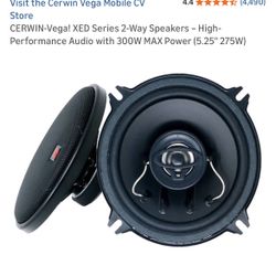 Cerwin Vega Car Speakers: XED52 + H7410 Set