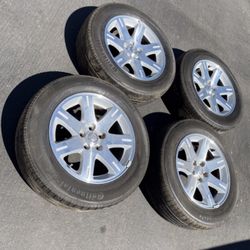 4 — 215/65r17 5x4.5 5x114.3 5x115 Chevy Impala Equinox Tacoma CR-V Kia Optima Accord Civic Camry Charger Chrysler 300 Wheels Rims Tires!