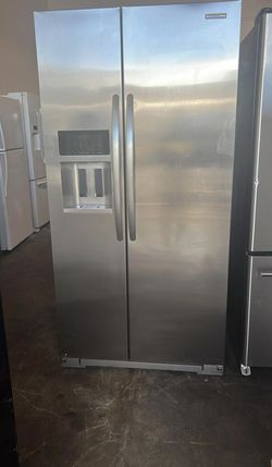 Kitchen Aid Side-by-Side Stainless Steel Refrigerator Fridge

