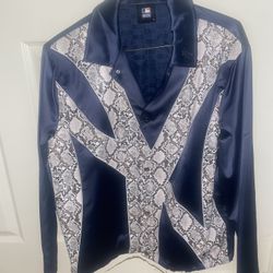 Kith For Major League Baseball New York Yankees Coaches Jacket (sz-Small) 100% Authentic 