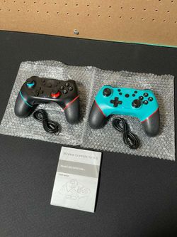 New Diswoe Switch Controllers, 2 Pack Wireless Pro Controller for Switch 2/Lite/OLED W/ Mappable Buttons, Hall Effect Gaming Controller for PC/Android