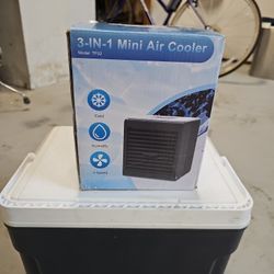 3 In 1 Mini Air Cooler Perfect For Gaming 