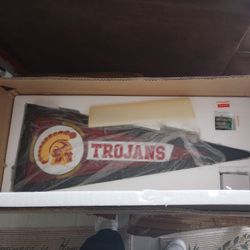 The USC Trojans Stained Glass Pennant