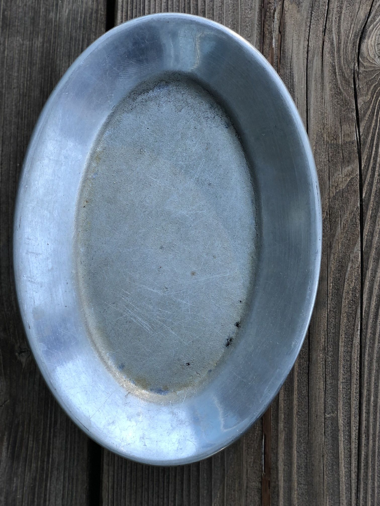 Pewter steak plates