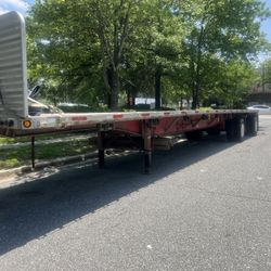  48' spread axle flatbed trailer