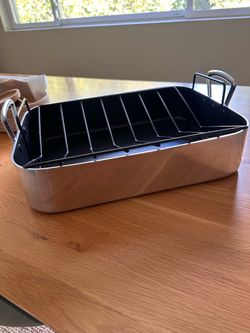 Crate and barrel even cooking roasting pan
