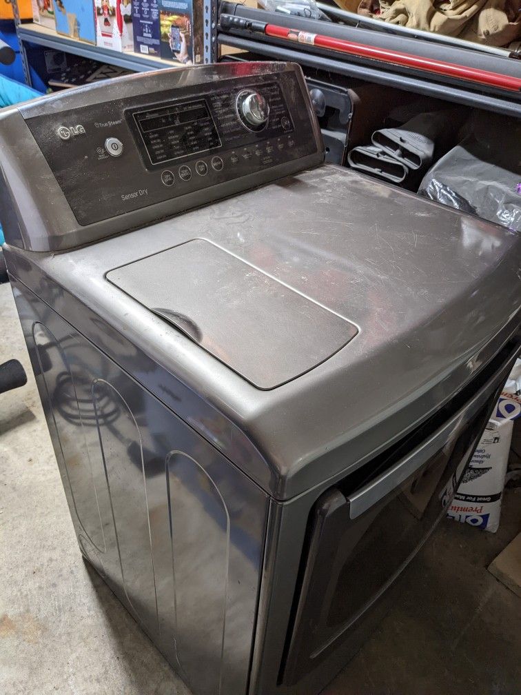 Used Electric 7.3 Cu Ft Ultra Large Capacity Steam Dryer