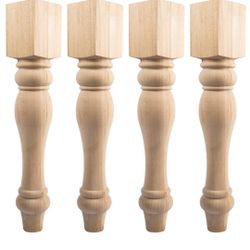Set Of 4 Wooden Farmhouse Table Legs $70