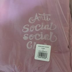 ASSC air brush hoodie pink small