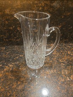 Pressed Glass Pitcher – 9.5”