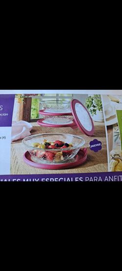 JUEGO DE 4 PLATOS PARA PASTA CON TAPA PRINCESS HOUSE 🌷⚘️