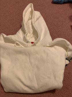 Supreme medium size white hoodies