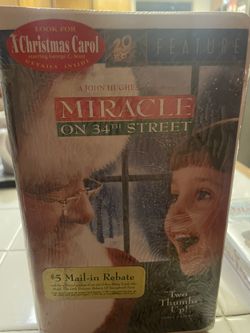 VHS.  Miracle On 34th Street.  (sealed new)