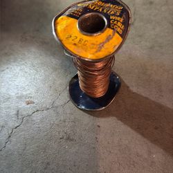 Vintage copper wire Spool