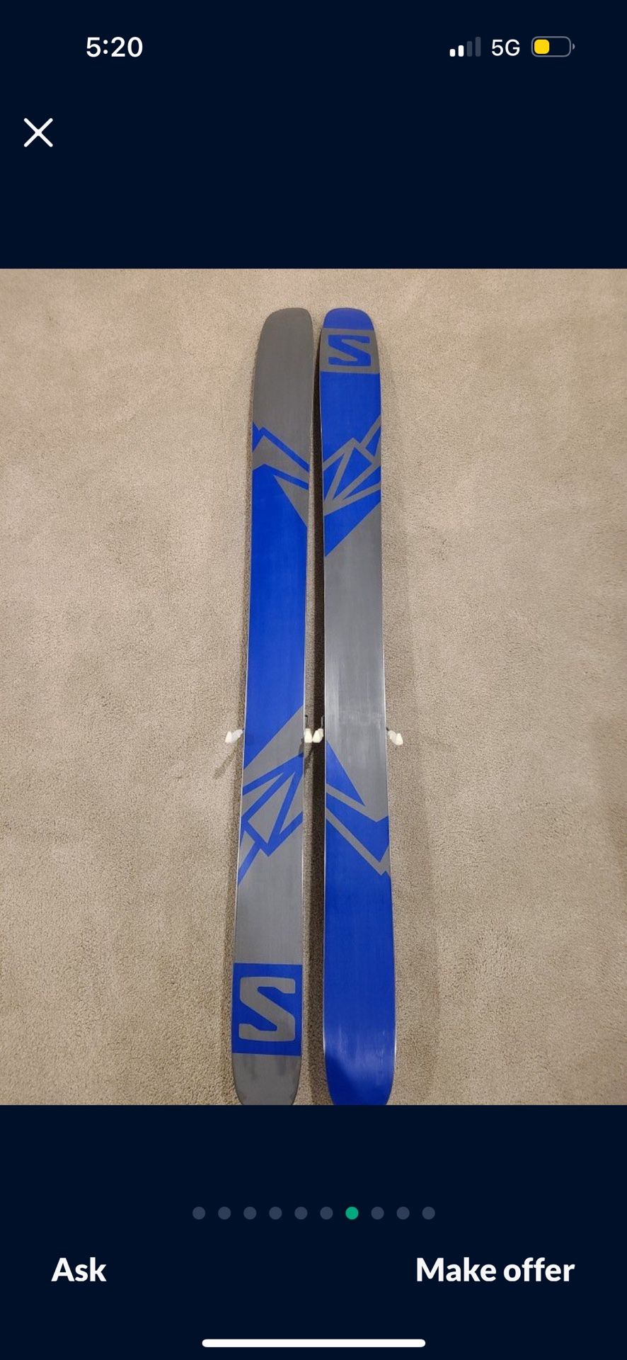 Salomon QST 118 Powder Skis