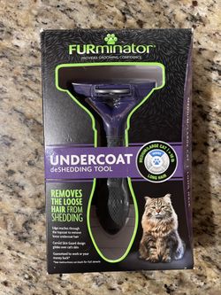 Furminator Undercoat deSHEDDING Tool Medium Large Cat Pet Long Hair