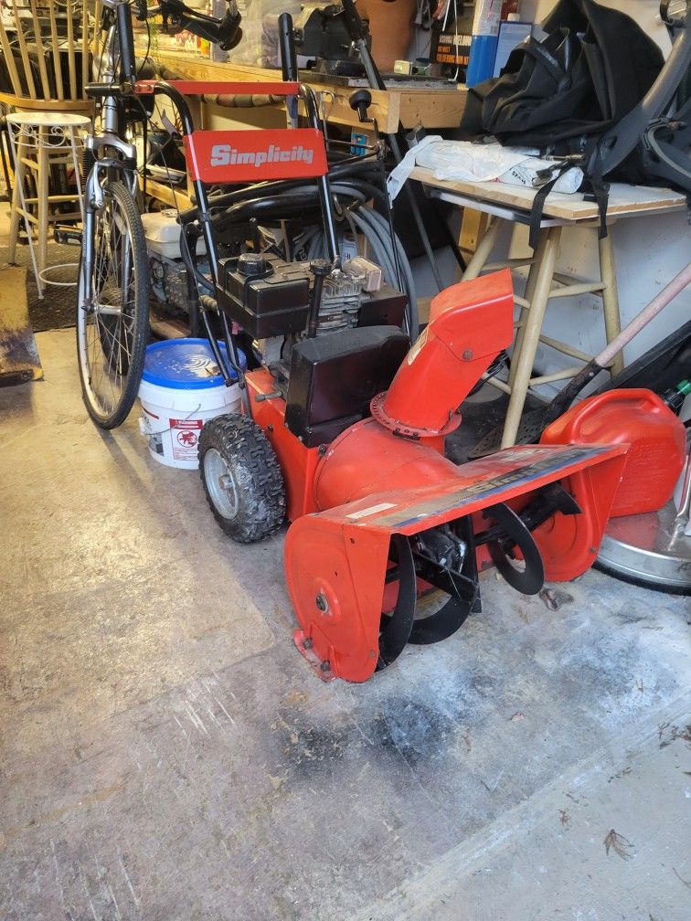 Simplicity Snow Blower