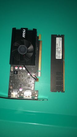 8 gb DDR4 RAM and NVIDIA 1030 GPU