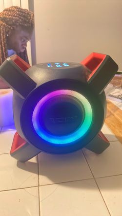 ION Bluetooth Party Speaker with RGB Lights