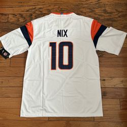 Broncos Nix Navy JERSEY #10 White, Navy, Orange Adult And Youth