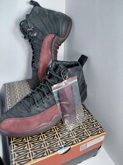 Jordan 12 Retro SP "A Ma Maniere" Noir Bordeaux Burgundy Crush. Women's Size 11. Mens Size 9.5 Brand New. With Box.