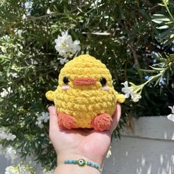 Crochet Handmade Yellow Duckie
