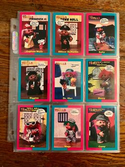 1993 Norfin Trolls Complete Set 1-50 In Great Shape