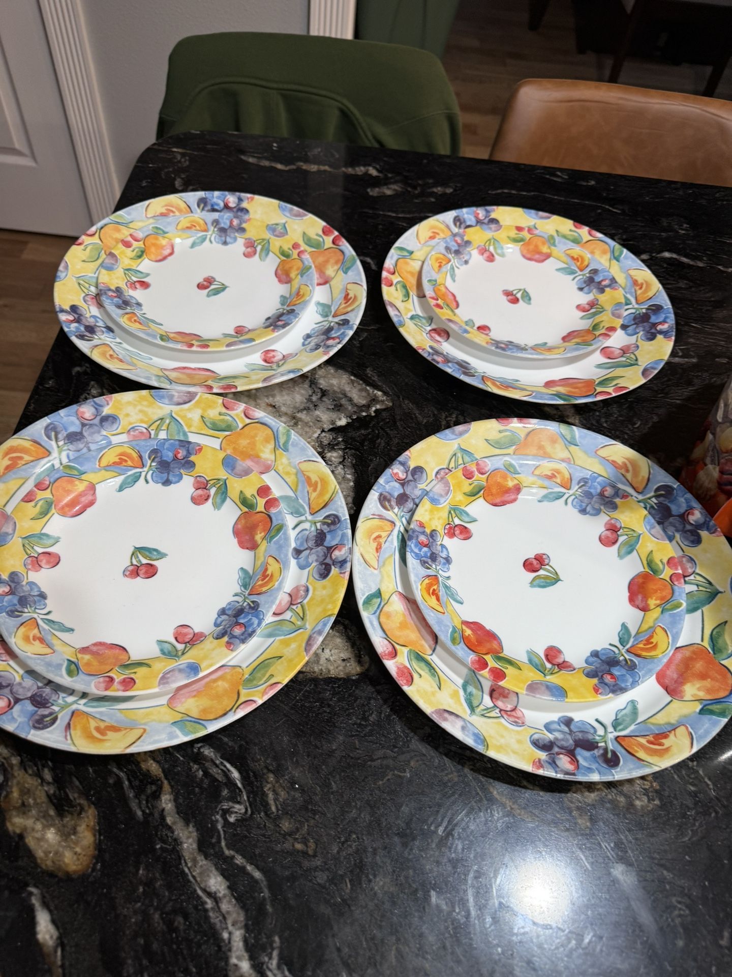 Corelle Fruit Basket dinner Dessert Plates Vintage Corning USA Set of 8 for Sale in Federal Way WA OfferUp