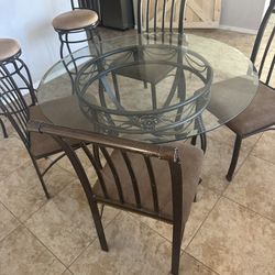 Glass Kitchen Table 