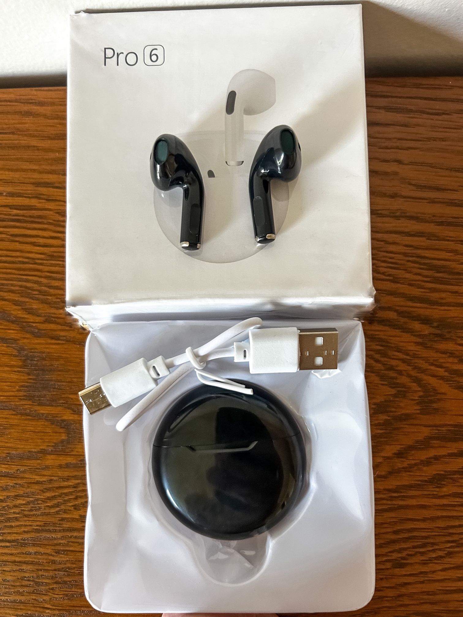 Airpods Pro 6 Black and Beautiful