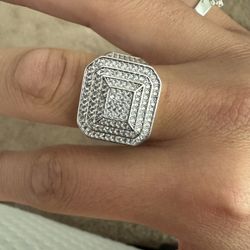 Silver And Zirconia Ring