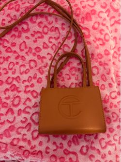 Telfar small tan crossbody