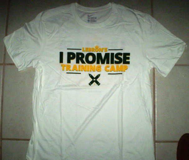 LeBron James “I Promise” Training Camp Tee Shirt