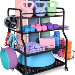 Weight Rack for Dumbbells, PeBro Dumbbell Rack Weight Stand, Home Gym Storage Rack 450lbs Weight Cap, Weight Holder Rack for Dumbbells Kettlebells Bal