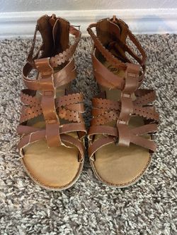 Wonder Nation girls size 1 sandals