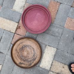 Two planter trays