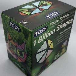 TOSY Magnet Pyramid Glow - 1 Cube Transforms into 1 Billion Shapes ITEM2605