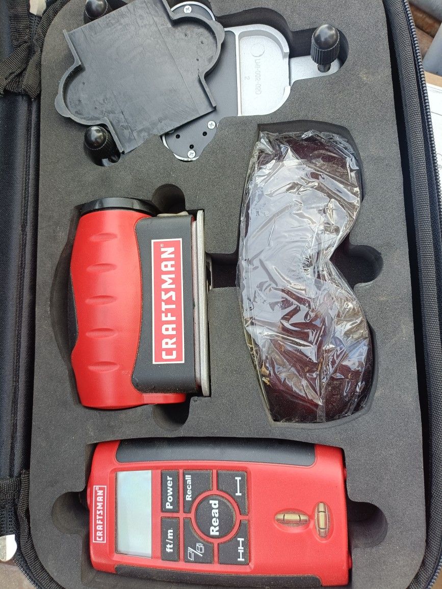 Craftsman 4 in 1 Laser Level (contact info removed)1 Guided Measuring Tool (contact info removed)2