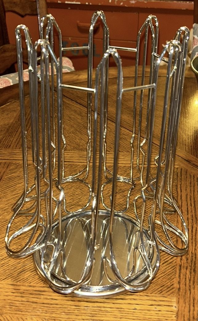 Chrome Coffee Pod Carousel (8 Slots)