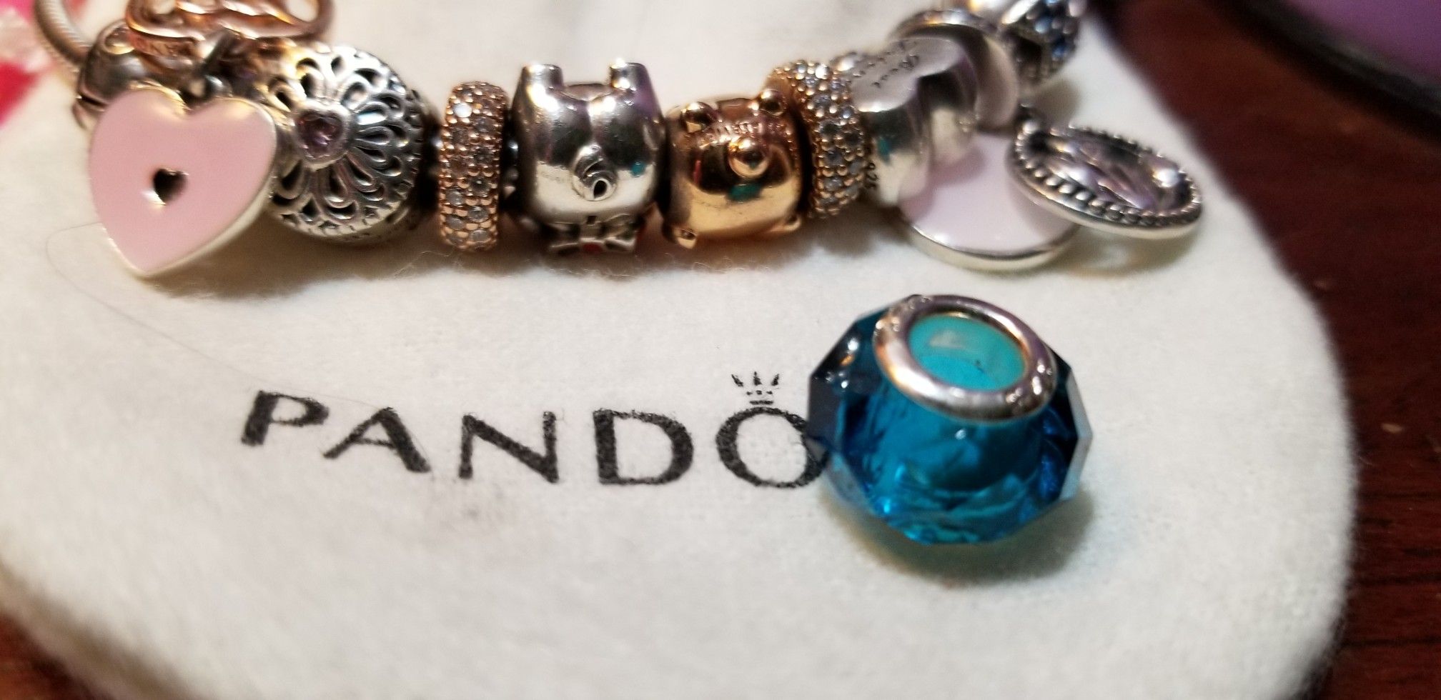 Blue bracelet charm $3.00