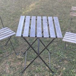 Outdoor Patio 2 Chair And Table Set Balcony 