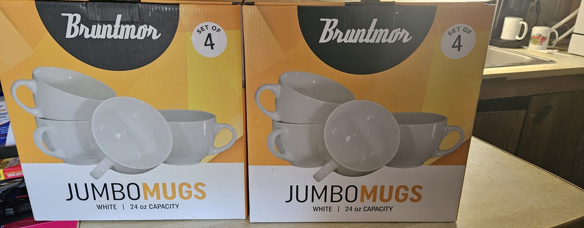 Brentmor Jumbo Mug 4pc Set X2