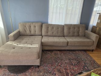 Two-piece sectional sofa