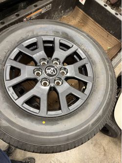 17” 6X 5.5 new TRD takeoffs