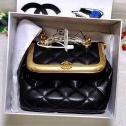 Backpack And Chain Purse 
